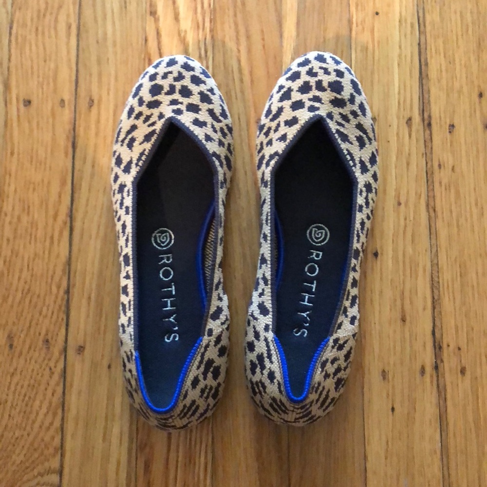 Rothy’s flats size 8 animal print